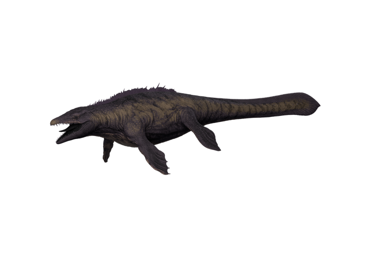 Mosasaurus render