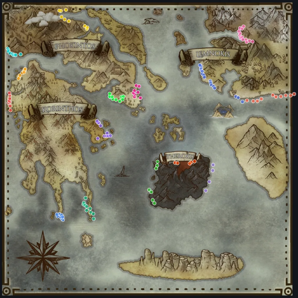 Astraeos map