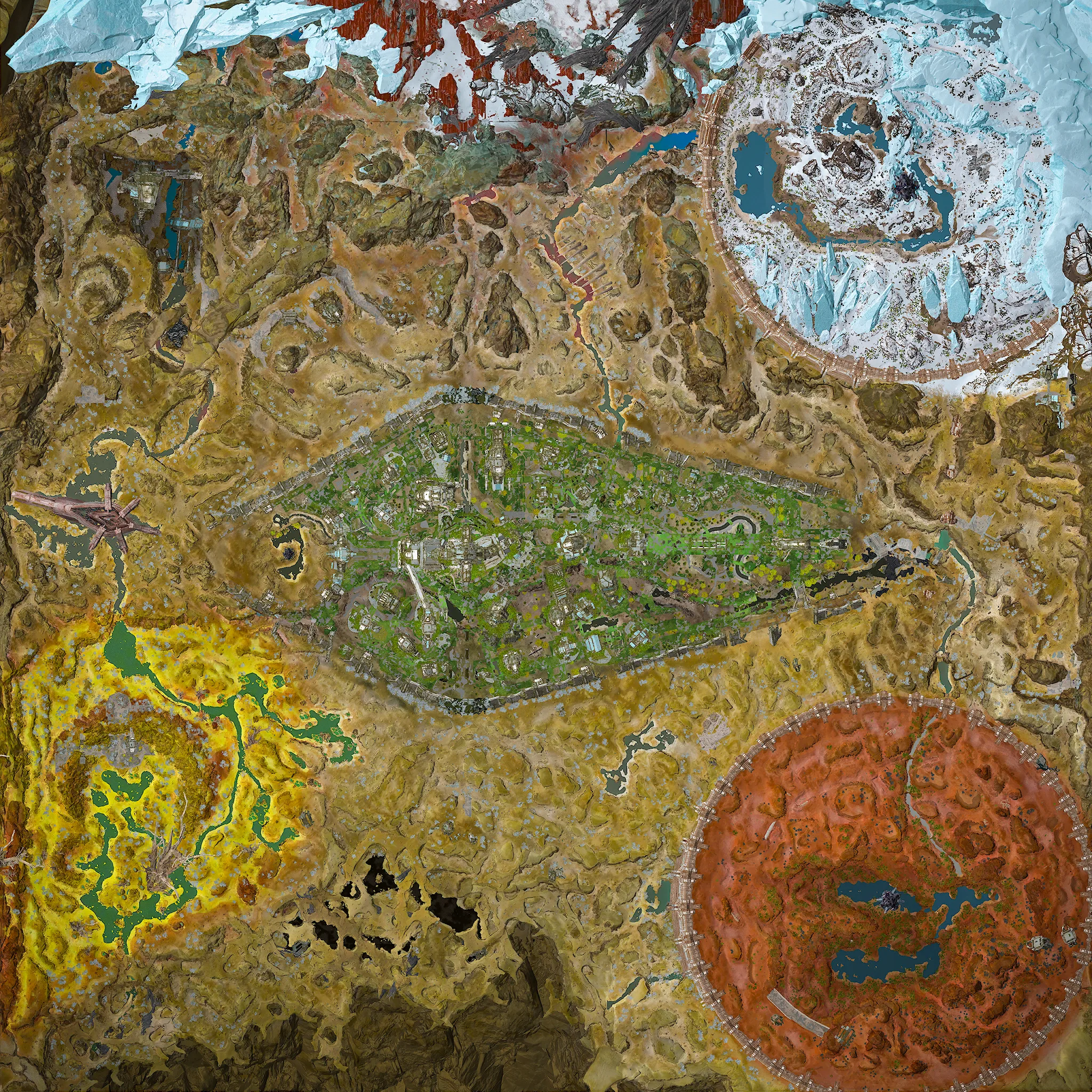 Extinction map